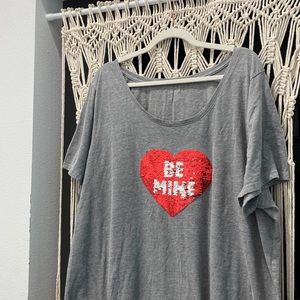 Valentines Lane Bryant T shirt